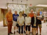 70-01 - 0010 - After Friday dinner photo - L-R Bob Nester, Tim Davidson, Candy & Jim Lozito, Mary Ann & Brian O'Hara, Sherry & Jim DeFazio.jpg